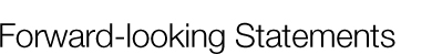 forward-lookingStatement