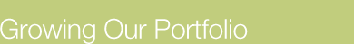 GrowingOurPortfolio